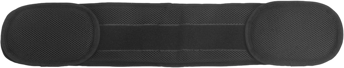 Heupbrug Riem - Bilspier Trainer - Kracht Training - Verstelbare Schuimpads - 37x14x10 cm - Zwart