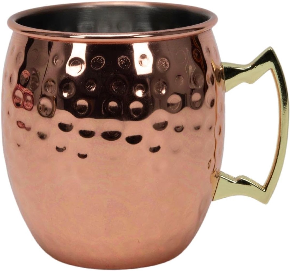 Cocktailbekers - Mokken - Moscow Mule - Set van zes - 500 ml - Koper