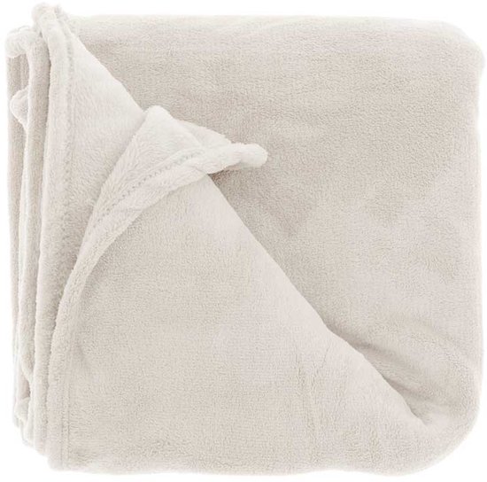 Unique Living - Plaid Bailey ECO 130x180cm White Tint