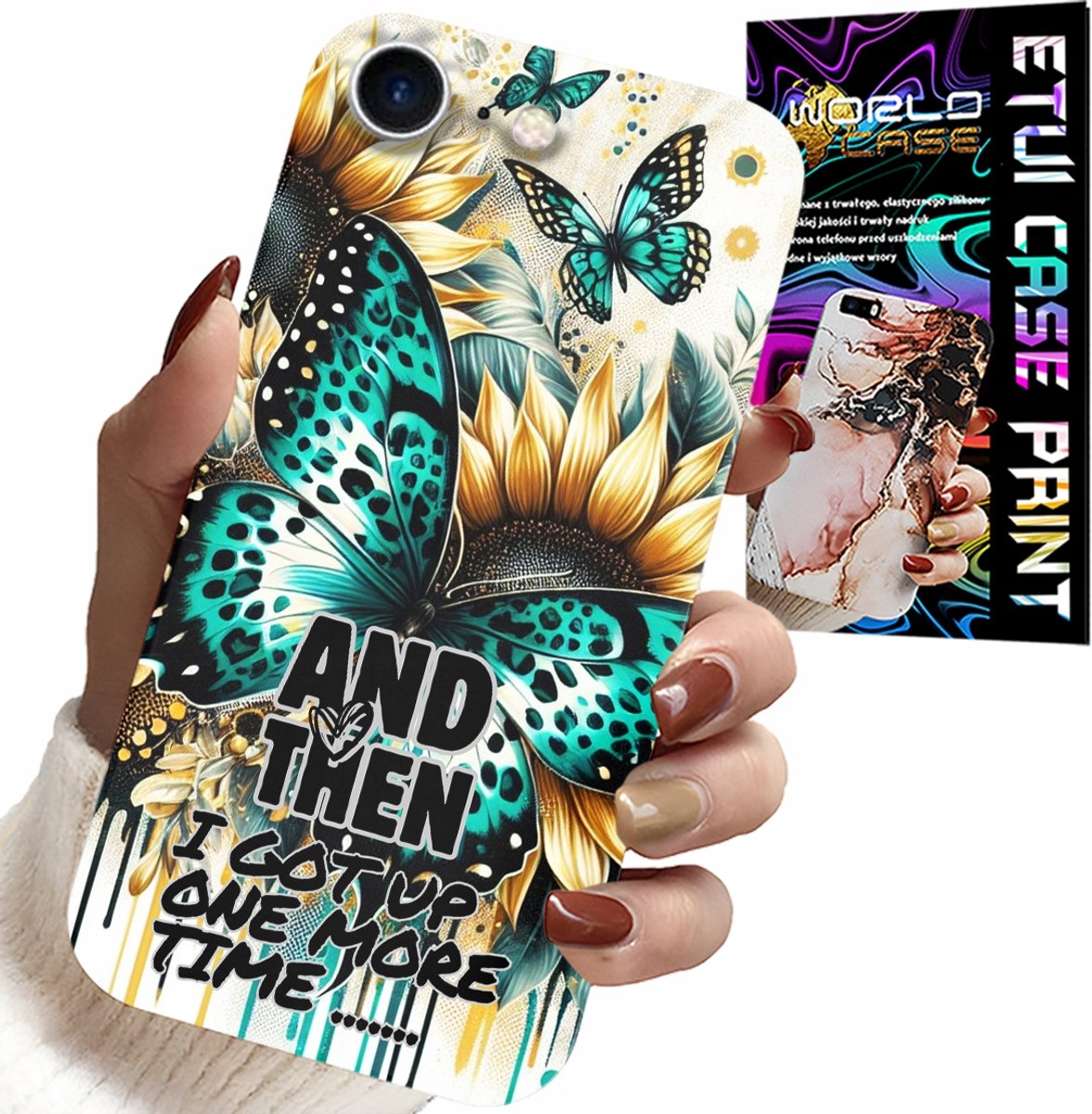 HOESJE VOOR IPHONE 7 / 8 / SE2 - AND THEN I GOT UP, FEMININE PATTERNS + FILM