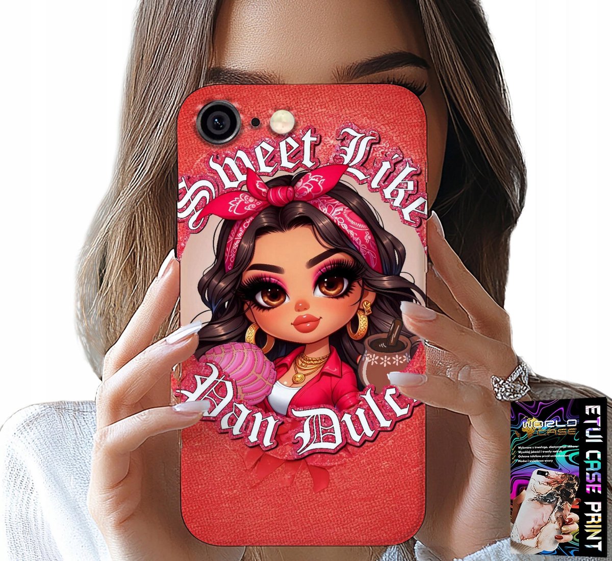 iPhone 6 / 6S hoesje - schattig, net als modieuze poppen voor meisjes