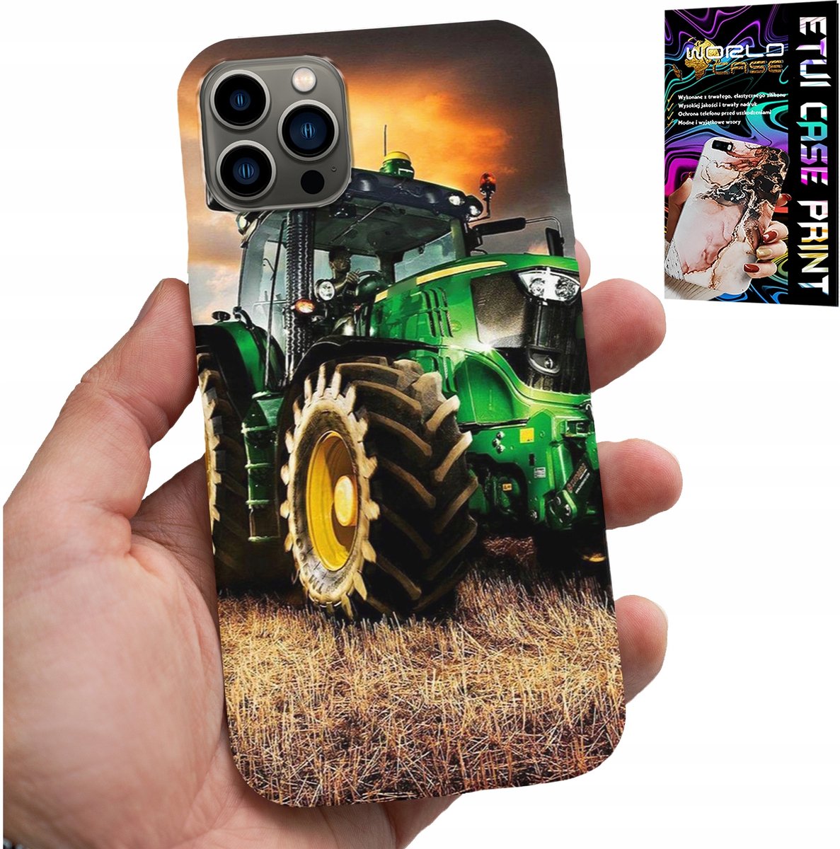 HOESJE VOOR IPHONE 12 PRO - TRACTOR + GLAS