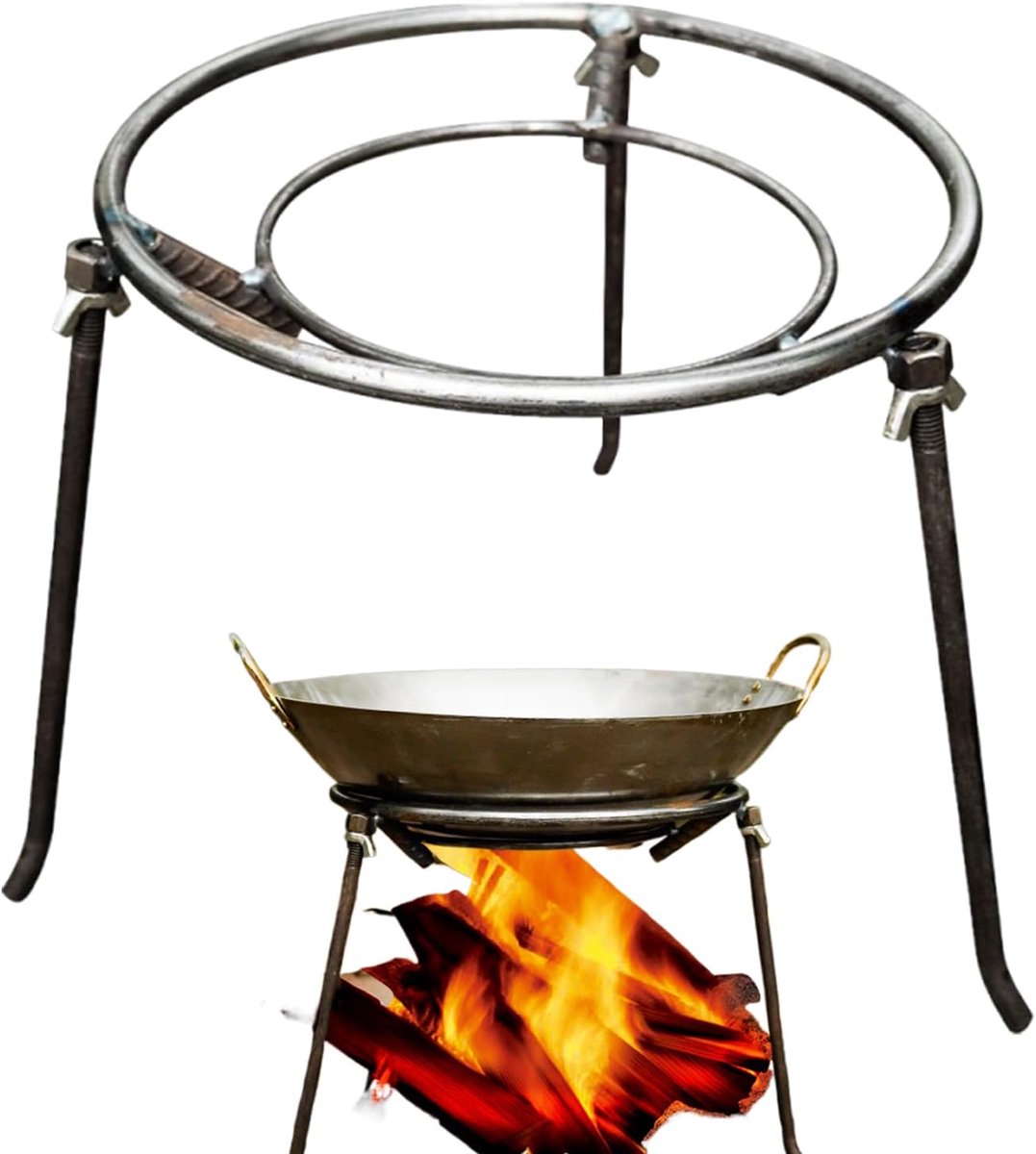 Driepoot Grill - Outdoor Frame - Kamperen Koken - Hittebestendig Staal - 30x26cm