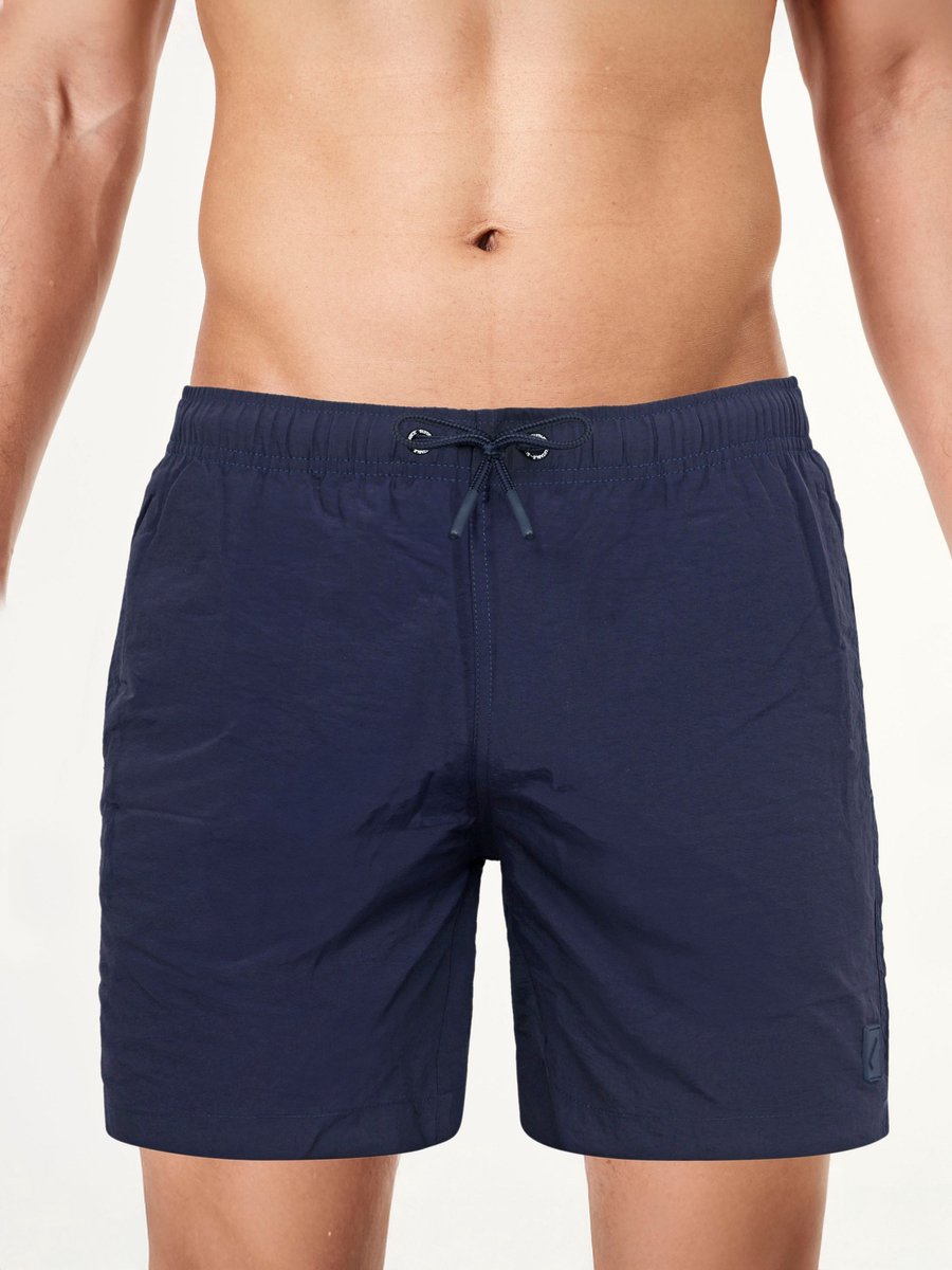 Suitable Zwembroek Plain Donkerblauw (navy) - Heren zwemshort - Sneldrogend — afbeelding 2