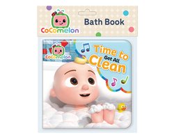 Cocomelon Bath Book Time to Get All Clean