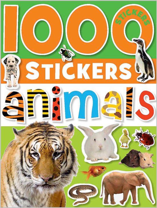 1000 Stickers - Animals - cover
