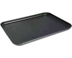 Verdikte Lekbak - Plantenopvangbak - Keuken Afwatering - Grote Capaciteit - 43x30x1.6cm - Zwart