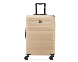 Delsey Air Armour Uitbreidbare Middelgrote Koffer 68 cm - 77L - TSA Slot - 4 Dubbele Wielen - Warm Sand