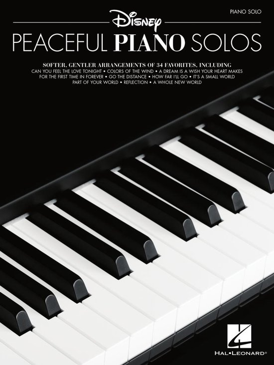 ISBN Disney Peaceful Piano Solos, Musique, Anglais