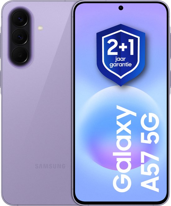 Samsung Galaxy A57 5G smartphone 6,7″ Super AMOLED+ 120Hz, 128GB opslag, 5000mAh batterij, Nightography camera