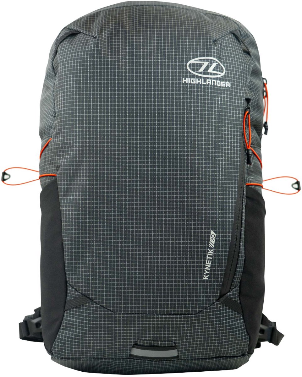 Highlander rugzak allround Kynetik 20 liter - Zwart