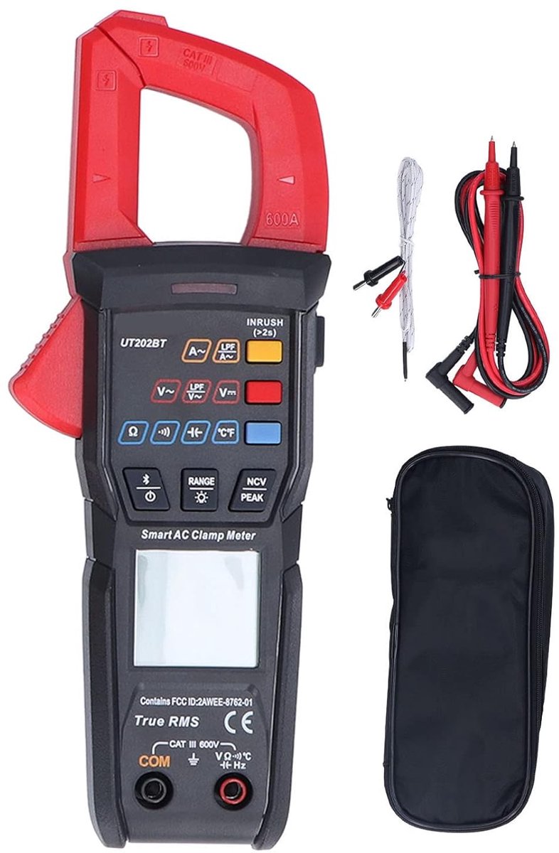 Digitale Stroomtang - Multimeter Spanningsmeter - Elektrische Inspectie - Slimme Metingen - Stroom Spanning