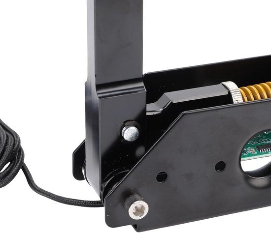 USB Handrem - Race Simulator - Games PC - 64 Bit Hall Sensor - 38x20x10 cm - Zwart — afbeelding 4