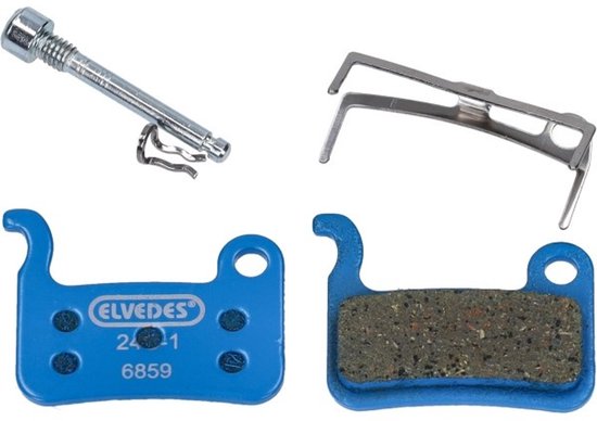 Remblokset Elvedes blauw voor Shimano schijfremmen V20, Ouxi, V8, H9 fatbike modellen