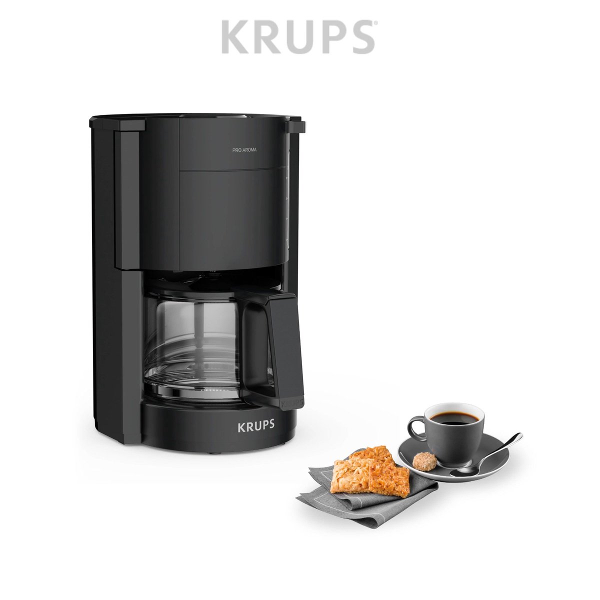 XB900601 Koffiekan compleet met deksel voor Krups Koffiezet Apparaat Pro