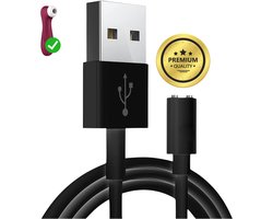 Vibrator Oplader - Nieuwe Modellen - USB Magnetische Oplaadkabel Zwart - Compatibel met o.a. Pro 2 Generation 3, Curvy, Pro 3, Pro 4+, Vibes, Luxury