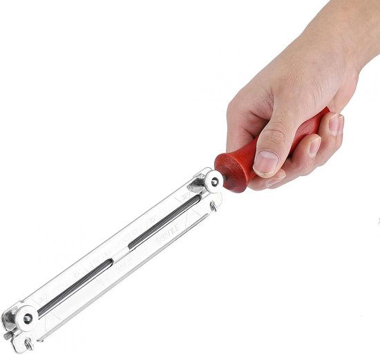 Kettingzaagvijlset - Slijp set - Kettingen slijpen - Met houten handvat - 4 4.8 5.5 mm van Merkloos	 — afbeelding 4
