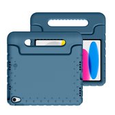 iMoshion Kidsproof Back cover with handle iPad 10.9 (2022) tablet cover - Bleu foncé