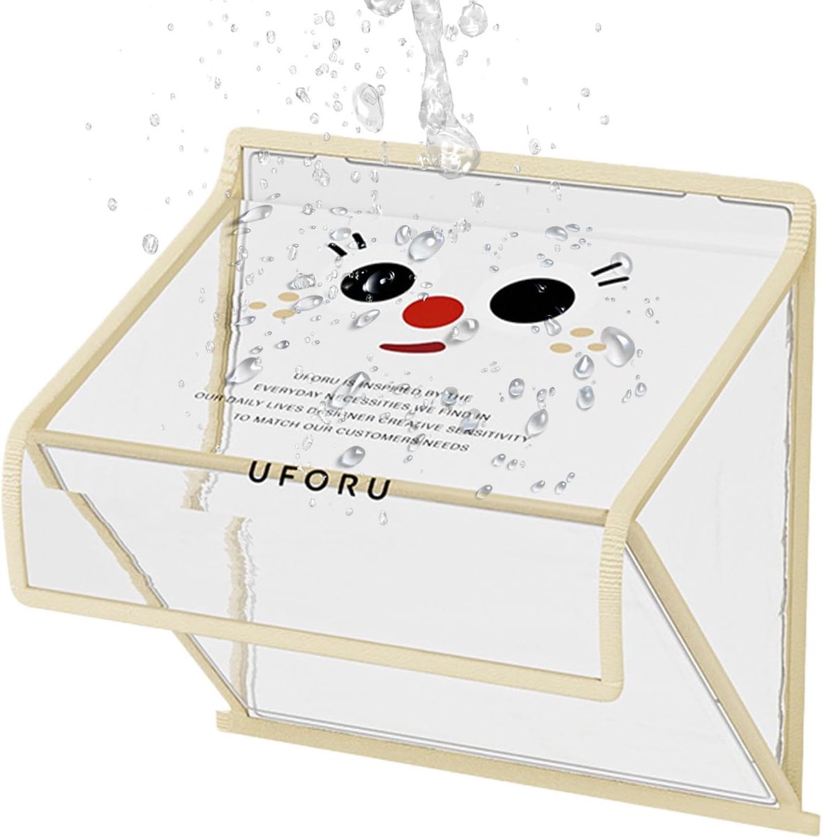Opbergzak - Wandorganisator - Ruimtebesparend - Waterdicht geventileerd - 40x40x36cm - Wit