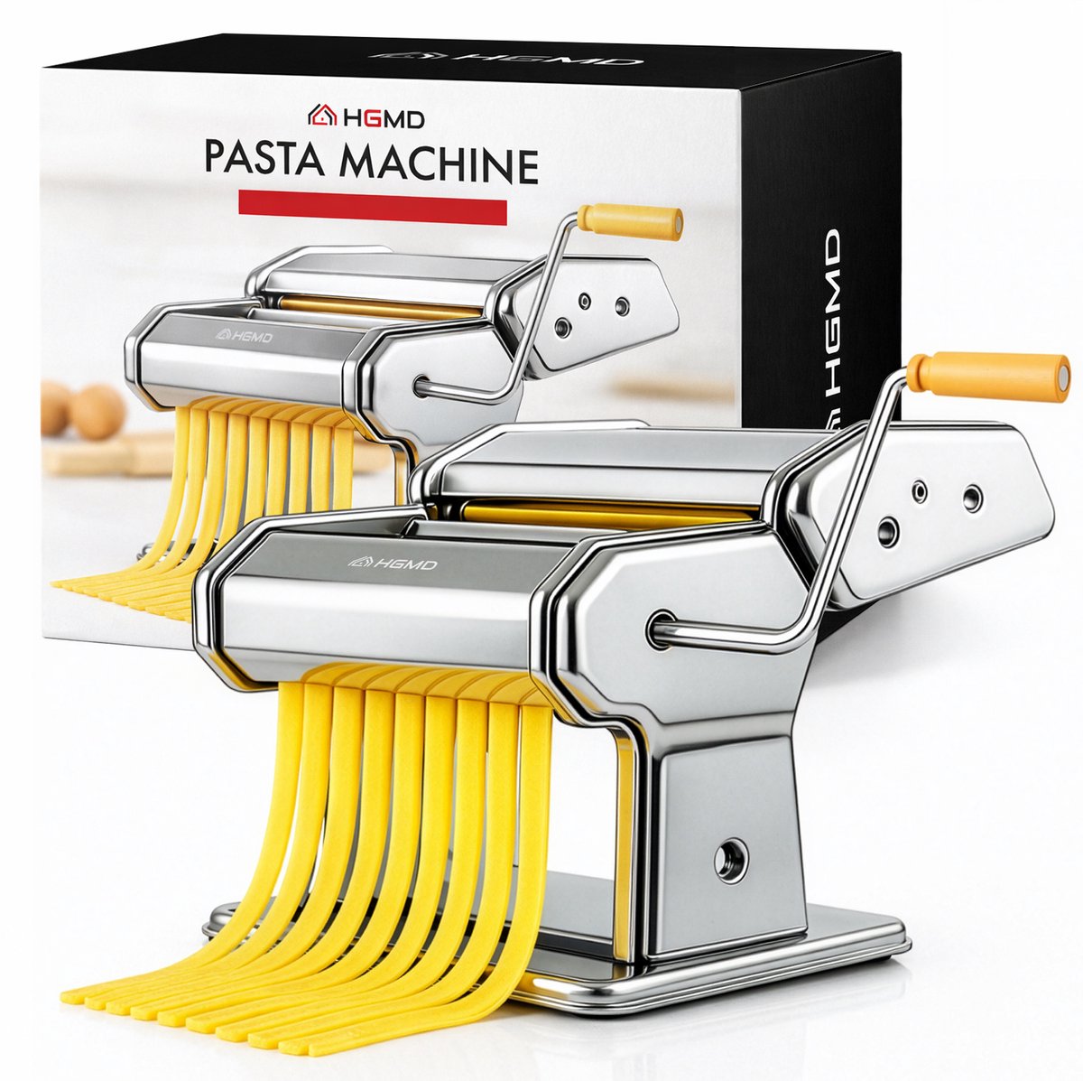 HGMD Pastamachine - Pastamaker - Pasta Machine - Maker - Pastamachines - RVS