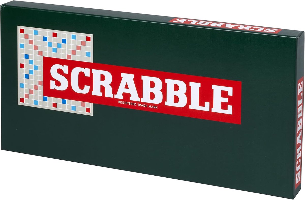 Klassiek Woordspel - Houten Tegels Spel - Familie Spelletjes - Origineel Jaren 50 Design