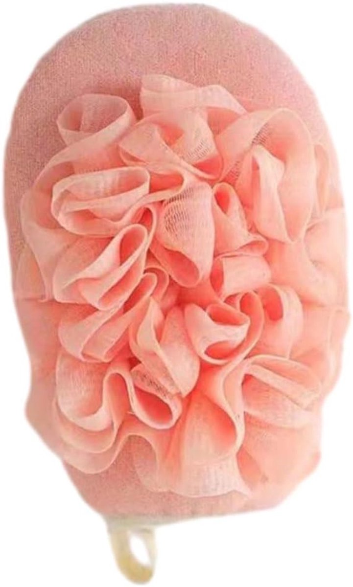 Exfoliërende Mitt - Douche Scrub - Huid Reinigen - Dubbelzijdig Net - 19x13cm