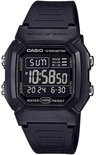 Zwart Casio digitaal horloge met de tijd 10:58:50 en 'SUN'.