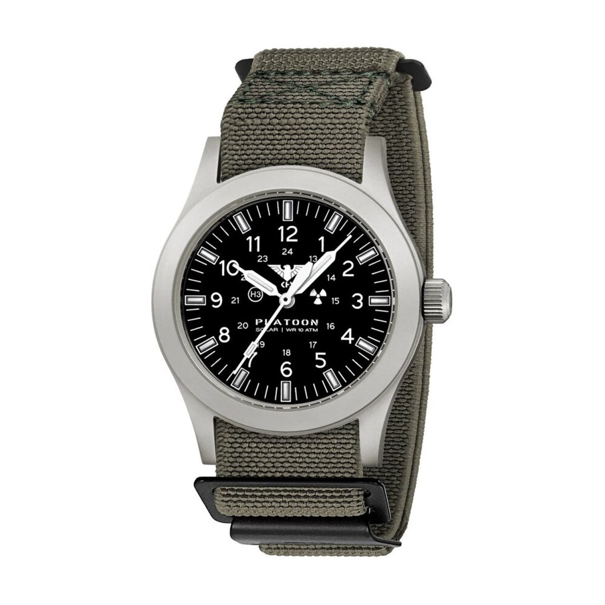 KHS - KHS.PLASSF.DFSGO - Polshorloge - Heren - PLATOON Steel Solar