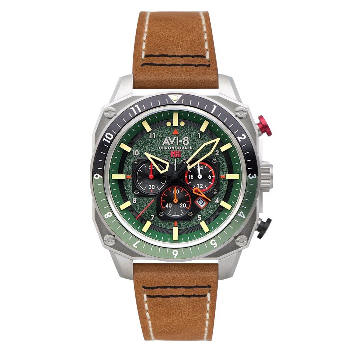 AVI-8 - AV-4100-01 - Polshorloge - Heren - Quartz - HAWKER HUNTER DUAL TIME