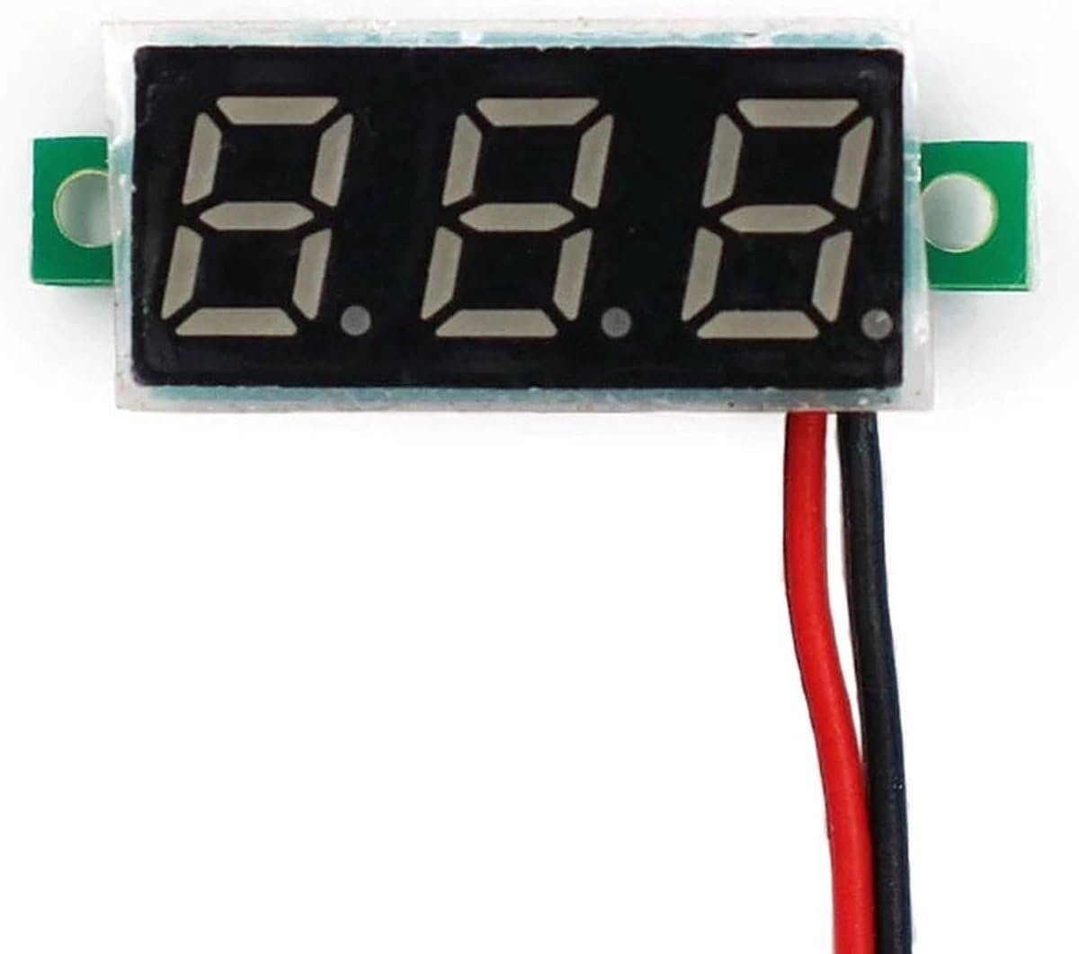 Digitale Voltmeter - Voltage Meter Detector - Inbouw Meting - Nauwkeurig 1% - 0-100V - Geel