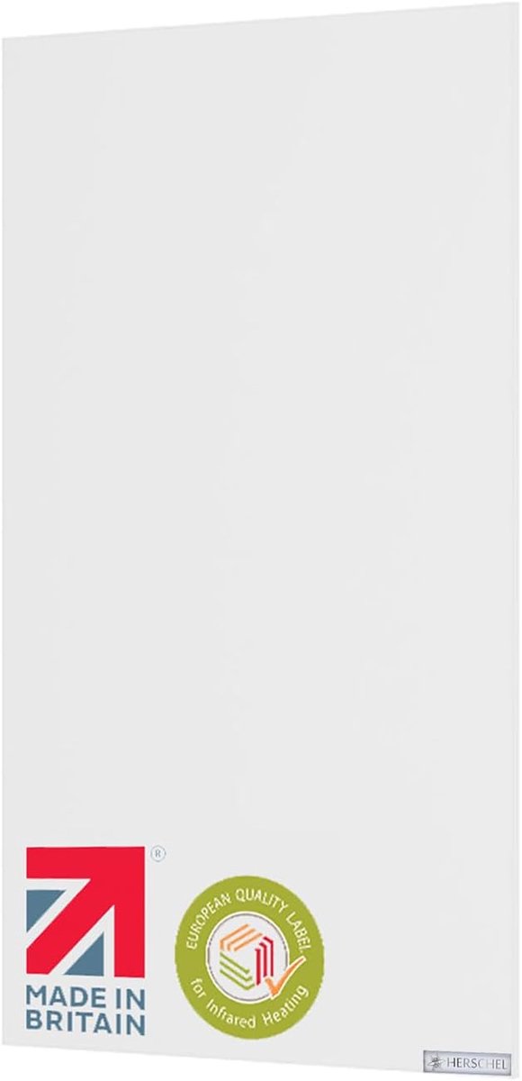 Verwarmingspaneel - Infrarood paneel - Ruimte verwarmen - Energiezuinig stralingswarmte - 30x60 cm - Wit Ral 9016