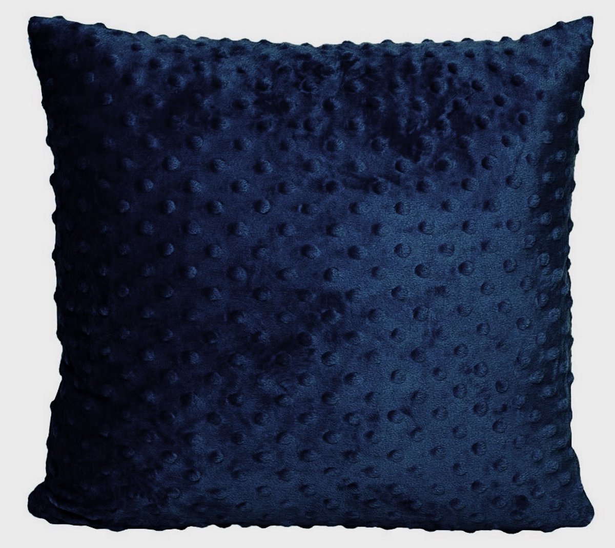 Extrapościel - Minky Kussensloop - 40x40 cm - Blauw - Thermische Isolatie