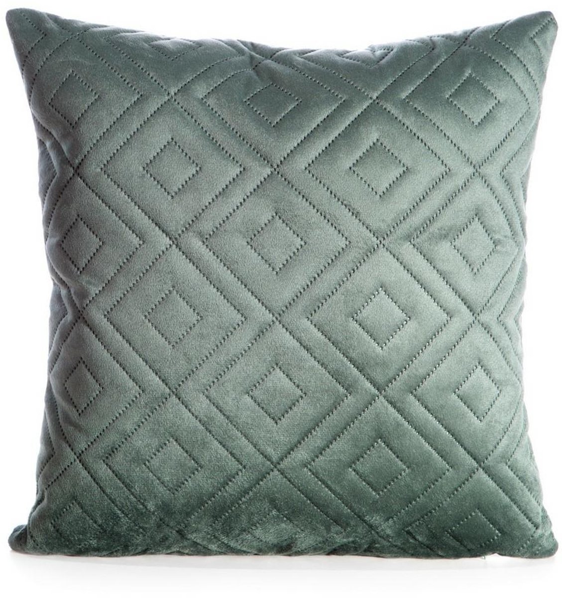 Eurofirany Ariel 3 - Kussensloop - 40x40 cm - Geometrisch - Muntgroen Donker