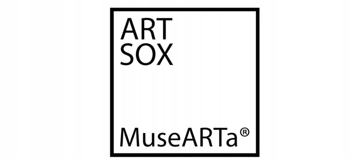 MuseARTa - Hoge Sokken - Blauw - Nadruk - Maat 36-40