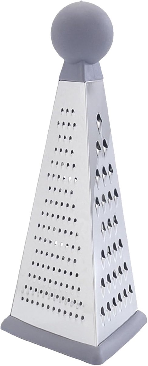Draagbare Kaasrasp - Groente Hakmolen - Keuken Accessoire - Antislip Bodem - 11x11x23.5 cm - Meerkleurig