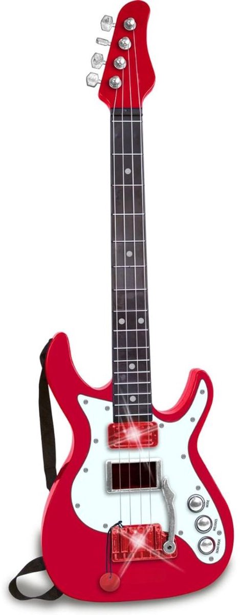 FlexVer® Elektrische Gitaar - Akoestisch - Klassiek - 64 x 20 x 3.5 CM - Rood