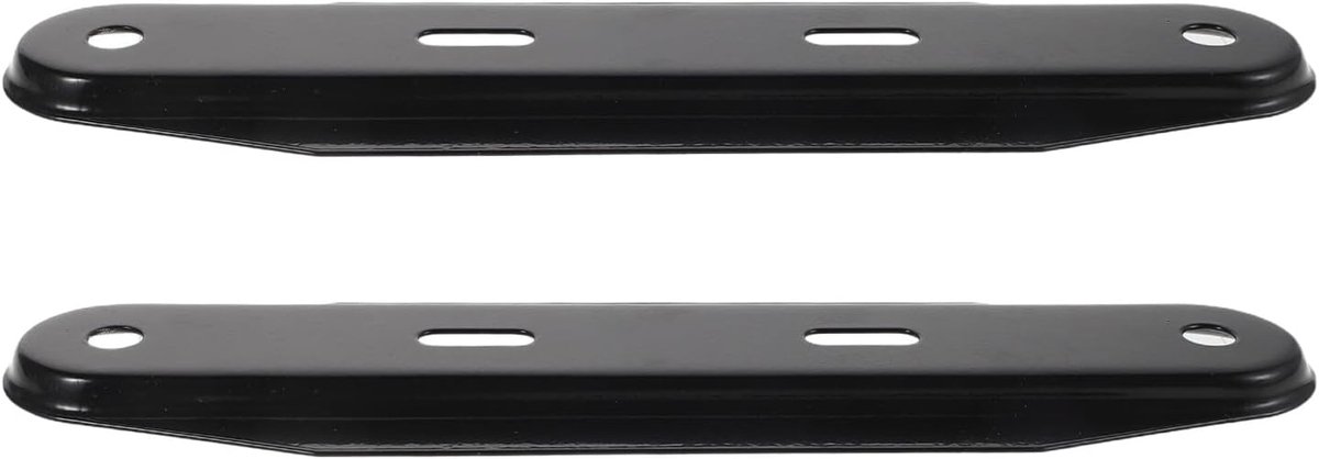 Radiatorsteunen Zwenkwielen - Vervangende Onderdelen - Verplaatsbare Verwarmingen - Robuuste Metalen Constructie - 21 x 6 x 06 cm - Zwart