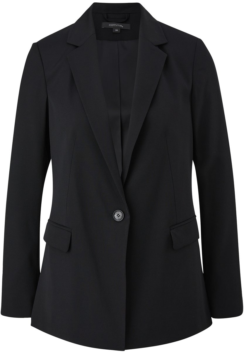 comma - female - Reisblazer met zijsplitten