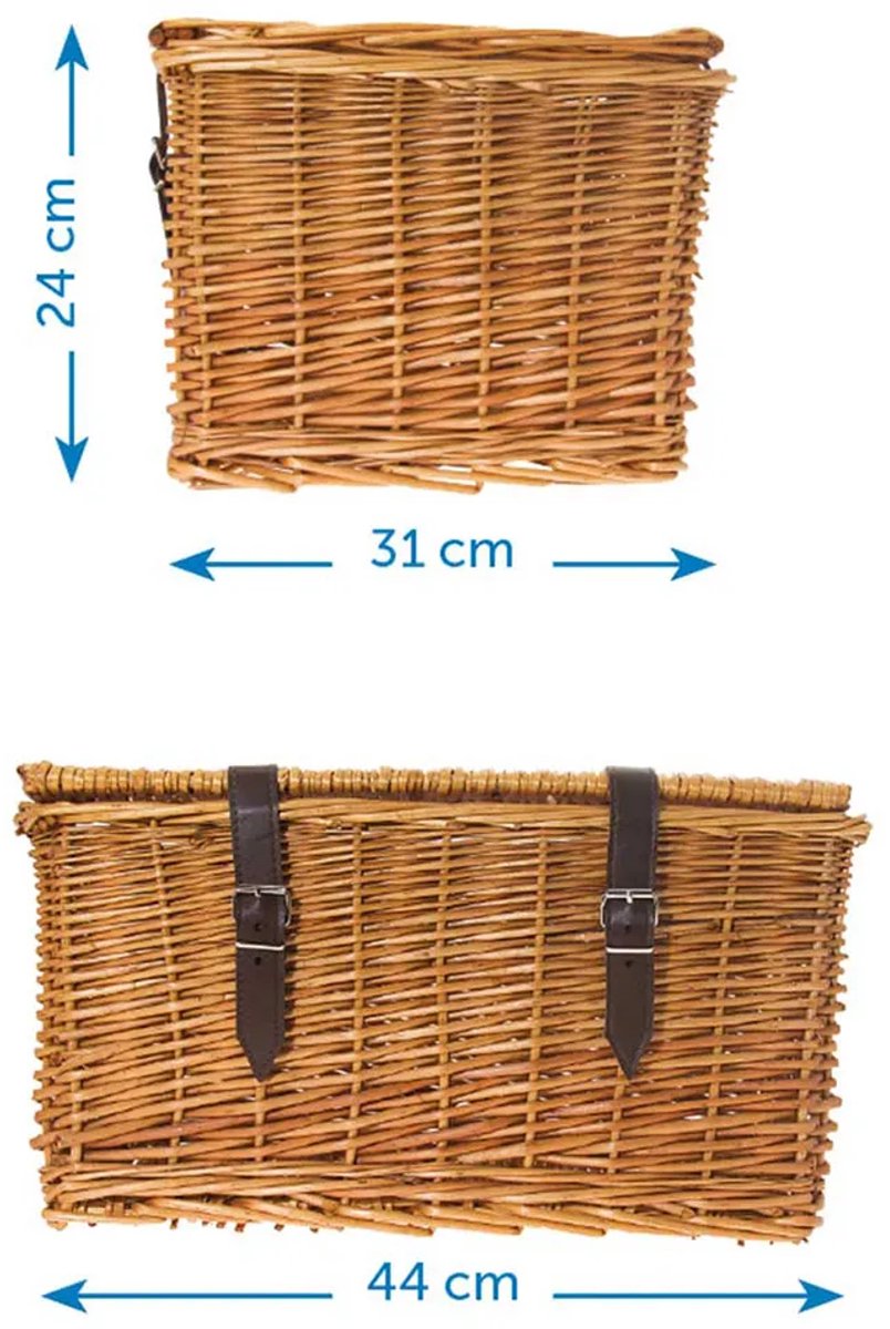 Brn Maxi Natural Lid Mand Bruin