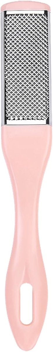 Voetvijl Roestvrij Staal - Eeltverwijderaar Pedicure - Voetverzorging Thuis - Ergonomische Antislip Grip - 18.5 cm Lengte - Zilver
