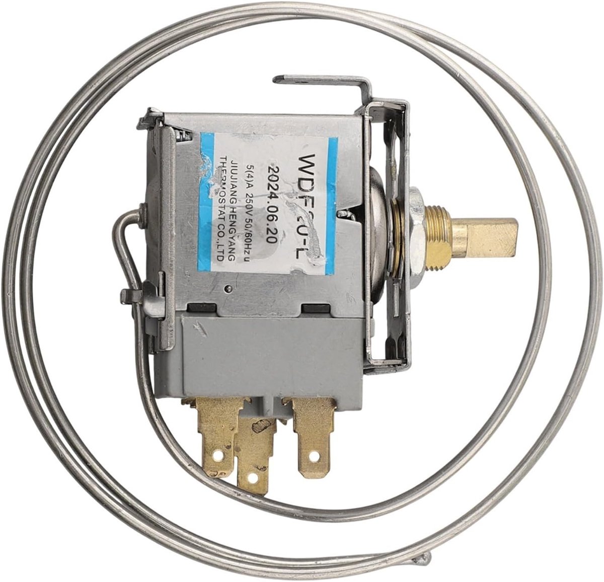 Koelkast Thermostaat - Temperatuurregelaar - Koeling Instellen - Metalen Schakelaar - 4 x 4 x 1 cm