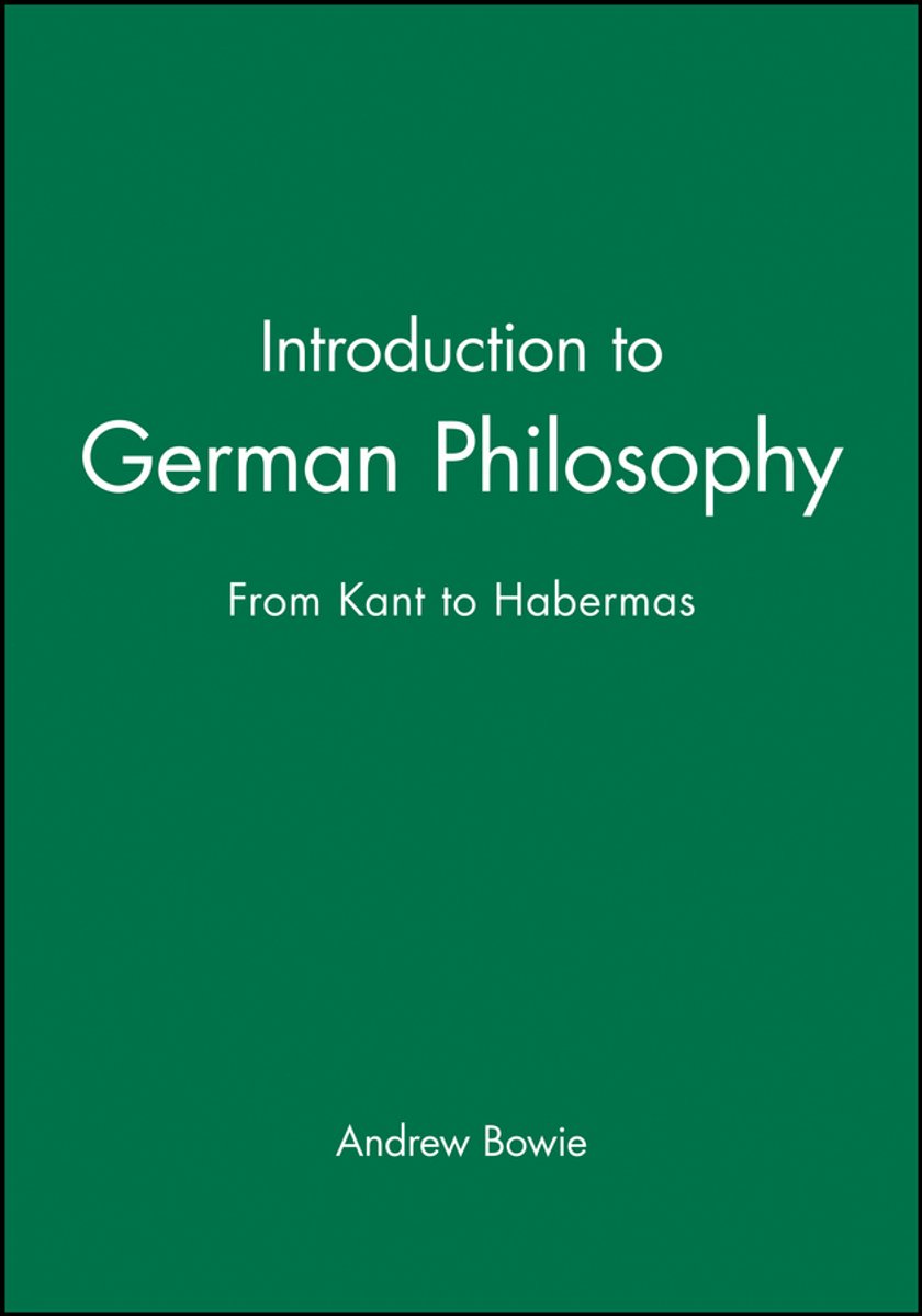 Omslag van Introduction to German Philosophy
