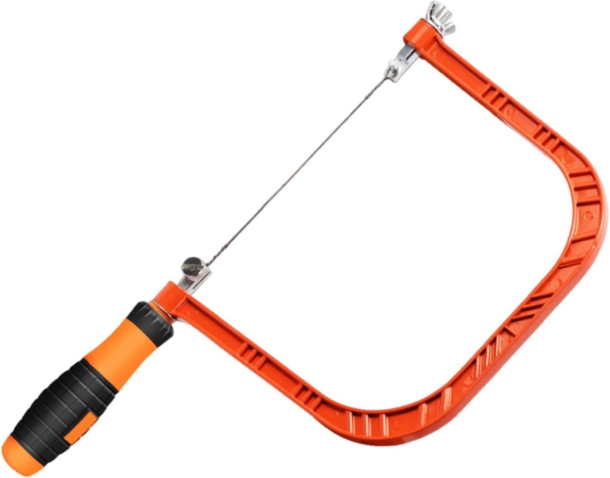 Figuurzaag Houtbewerking - Handzaag Precisie - Gedetailleerd Zagen - Verstelbare Zaagklem - 32 cm Keeldiepte