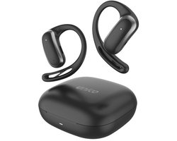Premium OWS Sport Oordopjes – Bluetooth 5.3 – Open-Ear – Draadloze Headset – Ergonomische Earhooks – Zweetbestendig – 30u Batterij – Zwart