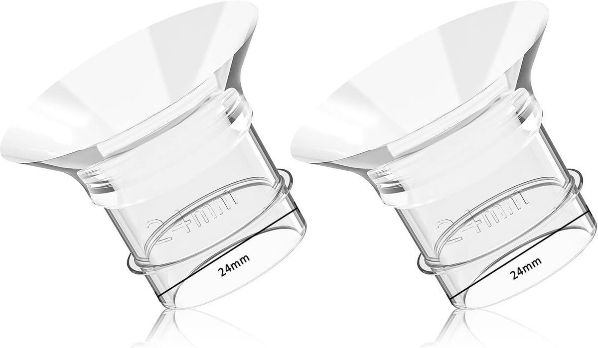 Borstkolf Accessoires - Flens Inzetstukken - Comfortabel Kolven - Maat Reductie - 24 mm