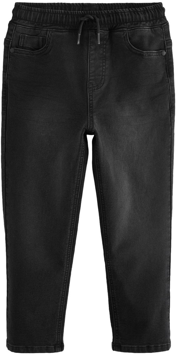 Next - Jongens - Jeans met elastische taille en ruimvallende pasvorm - Zwart