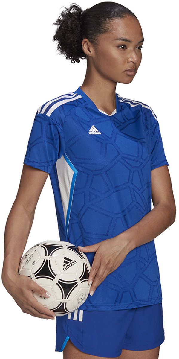 adidas T-shirt Dames Condivo 22 Match Day Jersey Blauw - Maat L