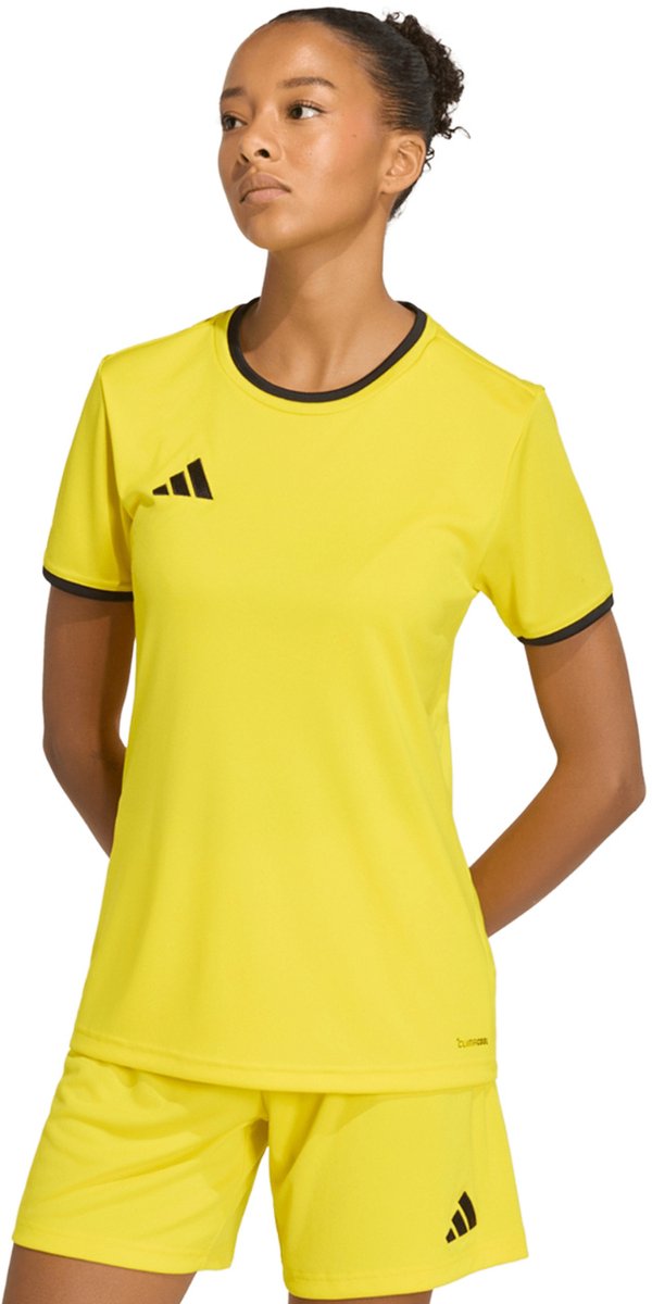 adidas T-shirt Dames Entrada 26 Jersey Geel - Maat 2XL