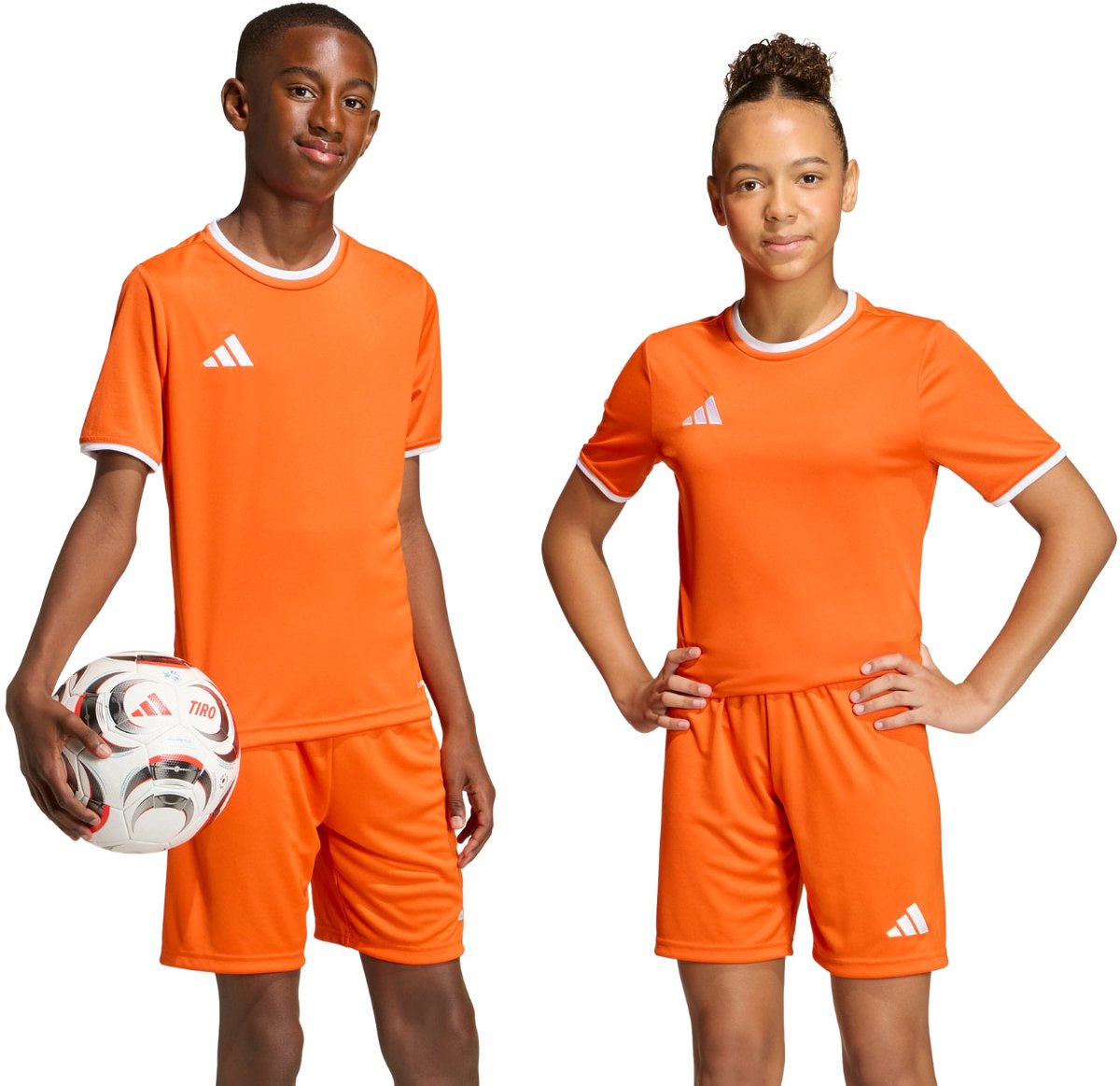 adidas T-shirt Kinderen Entrada 26 Jersey Oranje - Maat 164cm