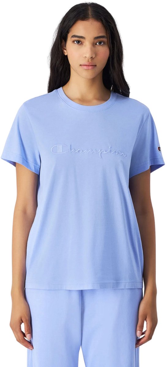 Champion T-shirt Dames SS Tee Hemelsblauw